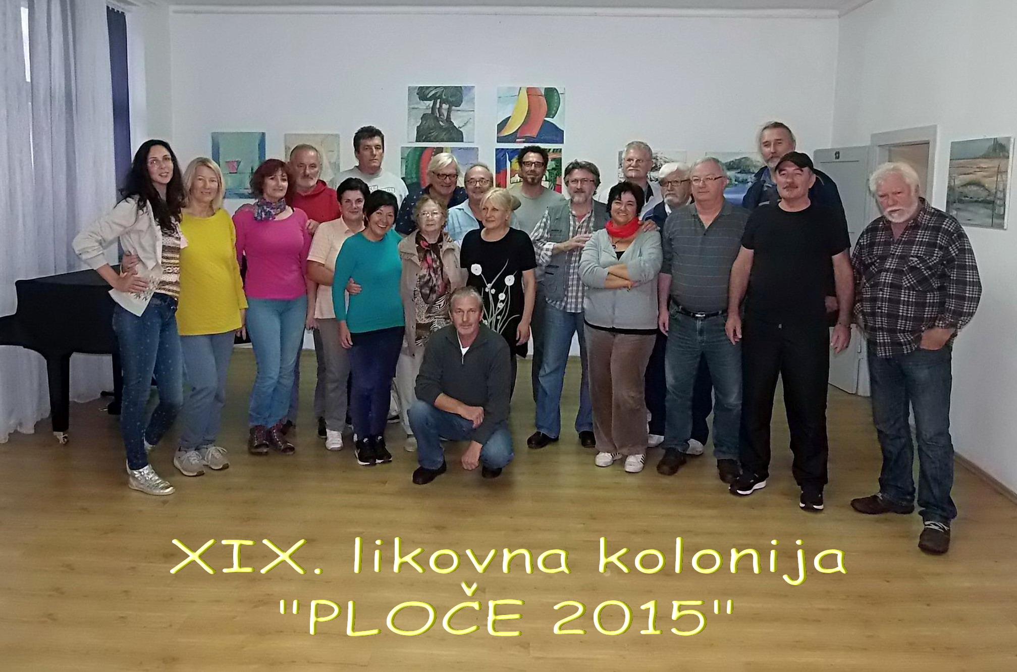 XIX likovna kolonija Ploče 2015 1